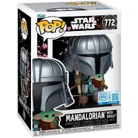 Funko POP! Star Wars Impressions Mandalorian With Grogu Exclusive Figur