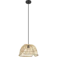 Eglo Hengelampe Glyneath med bambusskjerm, Ø 37,5 cm