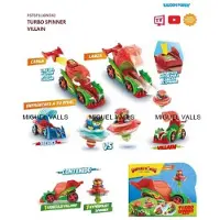 Magic Box Superthings Turbo Spinner Villain Figur