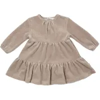 Smallstuff Kjole - Velur - Nature - - 56 - Kjole