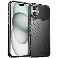 Mtp Products iPhone 16 Thunder Series TPU-deksel - Svart