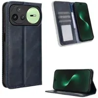 Mtp Products Huawei Nova 15 Pro/15 Ultra Retro Lommebok-deksel med Magnetisk Lukning - Blå