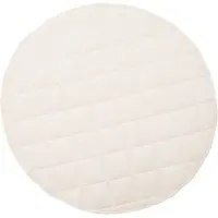 Kids Concept Leketeppe - 100 cm - Naturhvit - - OneSize - Lekematte