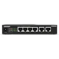 Qnap QSW-2104-2T-R2 - Switch - ikke-styrt - 4 x 100/1000/2.5G + 2 x 100/1000/2.5G/5G/10GBase-T - stasjonær