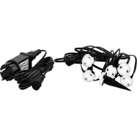 Eglo LED-bakkelys Spinetoli 2, sett med 6 stk. med jordspyd
