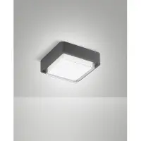 FABAS LUCE LED utendørs taklampe Diuk, mørkegrå, metall, IP65