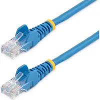 StarTech.com 0.5m Blue Cat5e / Cat 5 Snagless Ethernet Patch Cable 0.5 m - patch cable - 50 cm - blue - Blå - 0.5 meter
