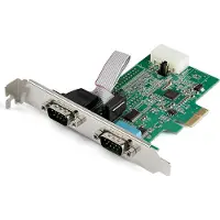 StarTech.com Rs232 2-porters Pcie Pci-e-utvidelseskort