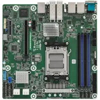 Asrock Rack B650D4U3-2L2Q/BCM - Hovedkort - micro ATX - Socket AM5 - AMD B650E Chipset - USB 3.2 Gen 1 - 2 x 25 Gigabit LAN, 2 x Gigabit LAN - innbygd grafikk