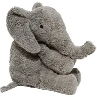 Senger Varmepute - Liten - Elefant - 35 cm - Grå - - OneSize - Kosedyr