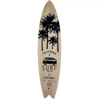 Dekoracja domu Husdekor veggdekor Surf Board hvit