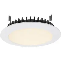Deko-light 565233 LED-panel rund III 20 innfelt lys EEK: G innebygd 20 W trafikkhvit (RAL 9016)