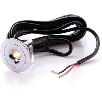 Deko-light LED-takinnfellingslampe Punto Lumi, sølv, 1 W, 3000 K