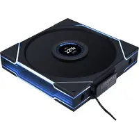 Lian Li UNI FAN TL-LCD Wireless 140 Black - Kabinettvifte - 140mm - Svart med RGB LED-lys - 29 dBA