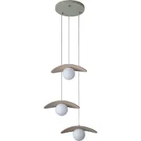 Osram hengelampe Decor Pearl, 3 lyskilder, beige, filt, G9