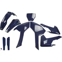 Ufo Husqvarna Tc/fc 2016-2018 Hukit616f-087 Fork Protectors & Plastsett