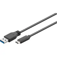 Microconnect USB til USB-C, SuperSpeed, 2m