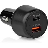 Nedis CCPD65W100BK - Bilstrømadapter