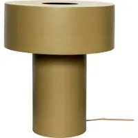 Hubsch Aki bordlampe, khaki, jern, E27, høyde 37 cm