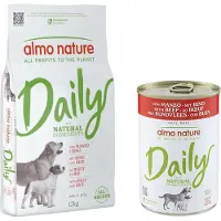 Almo nature Daily all Breeds okse & ris - Sparpakke: 2 x 12 kg