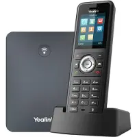 Yealink W79P - Trådløs VoIP-telefon - med Bluetooth-grensesnitt med anrops-ID - IP-DECT - treveis anropskapasitet - SIP, SIP v2, VQ-RTCPXR, RTCP-XR - svart, klassisk grå