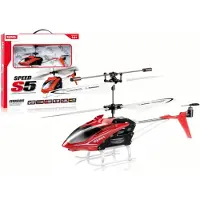 Leantoys fjernstyrt helikopter S5 SYMA RC rød