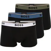 BOSS for man. 50554693 Set 3 Boxers Dia black (S), Homewear, Cotton