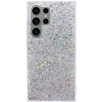 Mtp Products Samsung Galaxy S26 Ultra Glitter Flakes TPU-deksel - Sølv