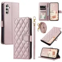 Mtp Products Samsung Galaxy S26+ Luksuriøst Vattert Lommeboketui - Roségull