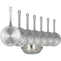 Wellhome 20/22/24/26/28/30/32/34 Cm Stekepanne Sett 8 Stykker
