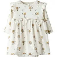 Lil´ Atelier Lil' Atelier Body Kjole - NbfLayo - Coconut Melk - - 56 - Kjole