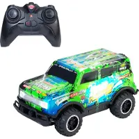 Dickie Toys Fjernstyrt Bil m. Lys - RC Glow Rally Truck - - OneSize - Bil