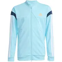 Adidas Cardigan - J Hot Topp - Ice Blue/Hvit/Haze Be - - 16 år (176) - Cardigan