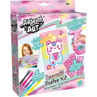 Airbrush Plush Plakatsett - Airbrush Art - Kawaii - - OneSize - Kreativt leker