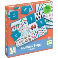 Djeco Bilde Lotto m. Tall - - OneSize - Spill
