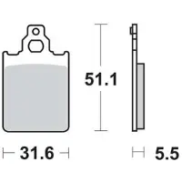 TRW Mcb651 Bremseklosser