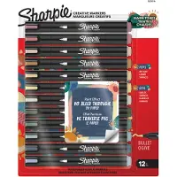 Sharpie Creative Acrylic Marker Warm Tones Bullet tip 12-Blister