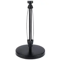 Mtp Products Rustfritt stål kjøkkenpapirholder med demping - svart