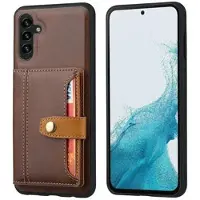 Mtp Products Samsung Galaxy S25 Retro Style Deksel med Lommebok - Brun