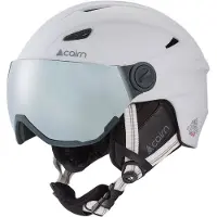 Cairn Electron, Skihjelm med Visir, Mat White