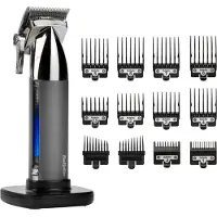 BaByliss Super-X Metal E996E hårklipper, trådløs, 180 min, antrasitt