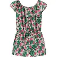 Name it Buksedress - NkfVinaya - Summer Sand/Hibiskus - - 12 år (152) - Buksedress