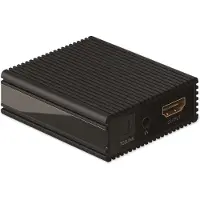 Goobay 58477, Sort, HDMI, Toslink, Hunkjønn, Hankjønn, 60,5 mm