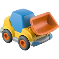 Haba Traktor m. Frontlaster - 6,5 cm - Gul - - OneSize - Bil
