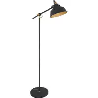 Steinhauer Gulvlampe Nové, justerbar, svart