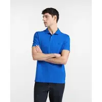HARMONT & BLAINE for man. LRQ033020862 Basic Blue Stretch Pique Polo Shirt (XXL), Casual, Cotton, Short sleeve