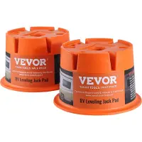 Vevor Jekkblokk for tilhenger, kapasitet 900 kg per nivelleringsblokk for bobiler, stabilisatorblokker av høy kvalitet i polypropylen for bobiler, reisetilbehør for bobiler, kan brukes til alle typer