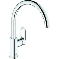 CASA39 BauLoop kitchen faucet with swivel spout, chrome