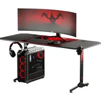 Diablo Chairs X-Mate 1600 gamingbord 160 cm x 75 cm, svart