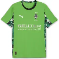 Puma Borussia Mönchengladbach 25/26 Away Jersey Men, Sport, Green/Warm White, 3XL